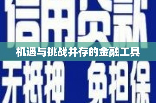 咸安机遇与挑战并存的金融工具
