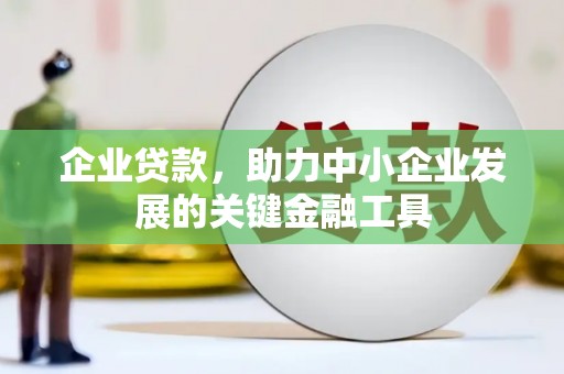咸安企业贷款，助力中小企业发展的关键金融工具