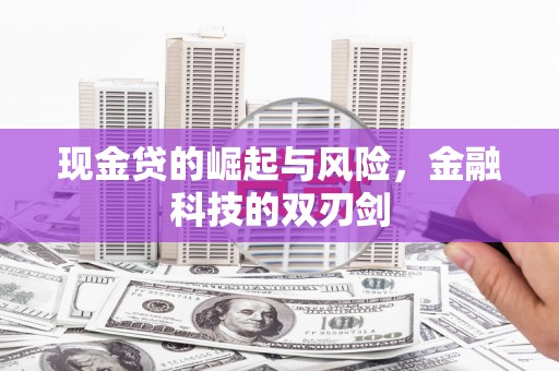 咸安现金贷的崛起与风险，金融科技的双刃剑