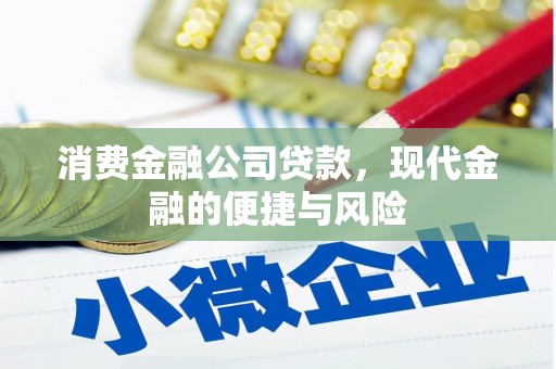 咸安消费金融公司贷款，现代金融的便捷与风险